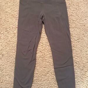 Athleta Grey Leggings, Crop, Medium